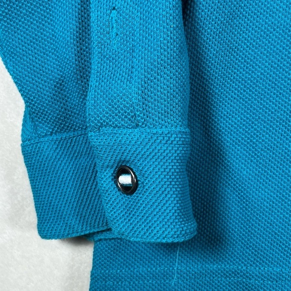 Southern Tide Size Large Heavy Knit Cotton Long Sleeve Polo Shirt Sweater C17 - Picture 6 of 9